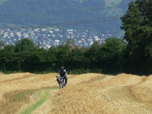 Testfahrt bei Felix Hegner