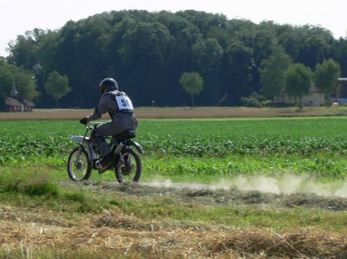 Sogar die Startnummer wir im Training getragen
